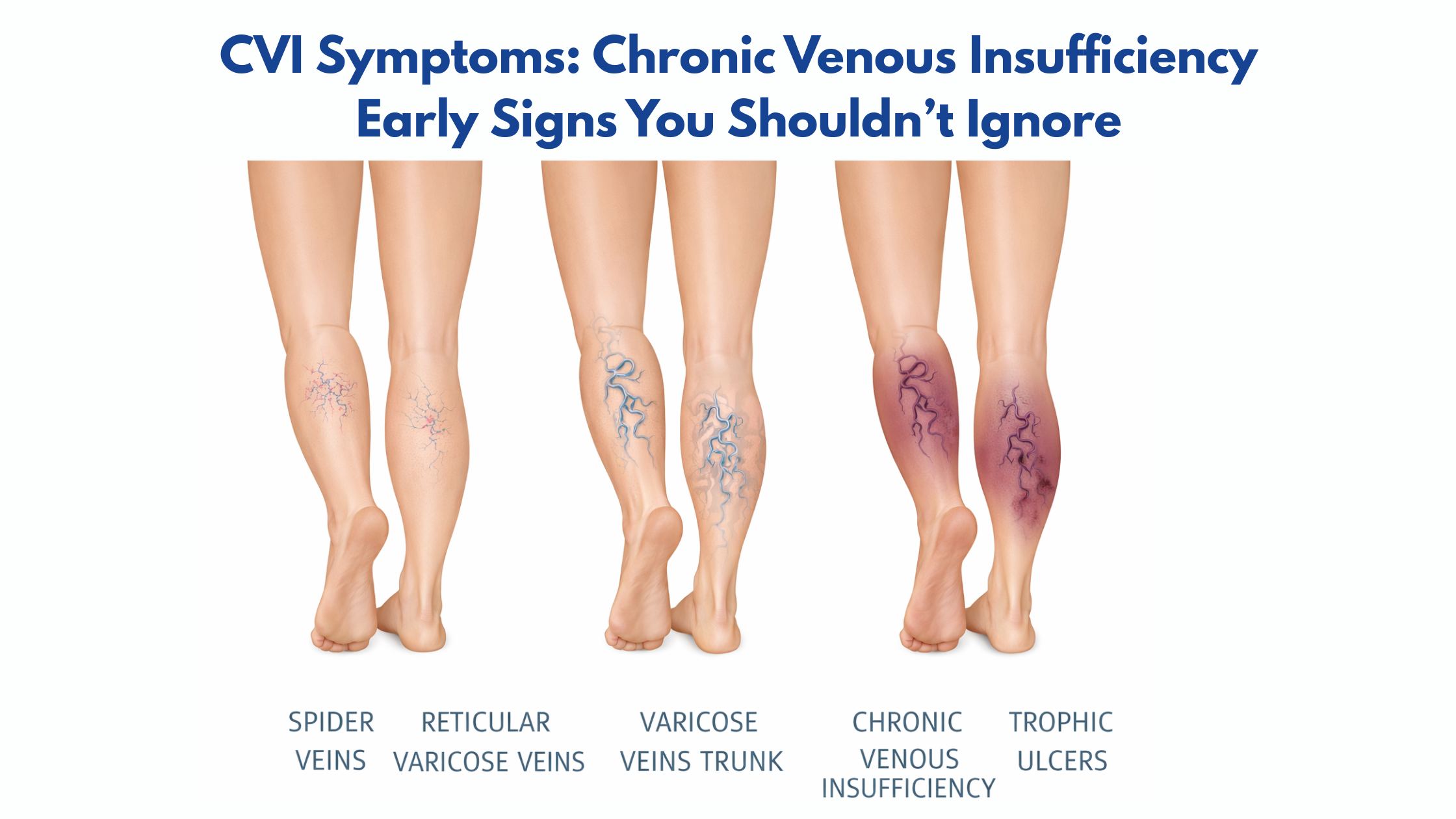CVI Symptoms: Chronic Venous Insufficiency Early Signs You Shouldn’t Ignore CVI Symptoms: Chronic Venous Insufficiency Early Signs You Shouldn’t Ignore