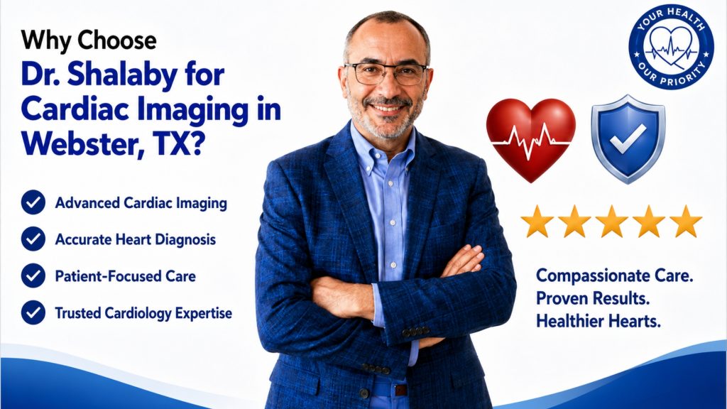 Why Choose Dr. Shalaby for Cardiac Imaging in Webster, TX?
